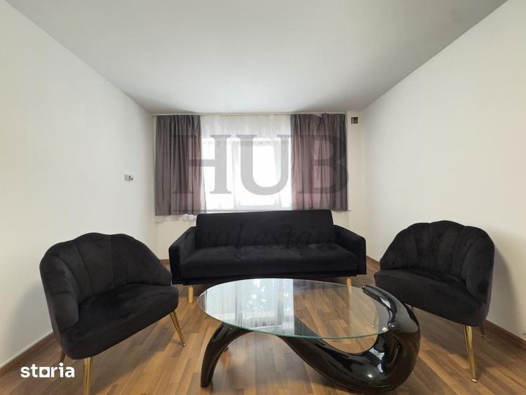 Apartament cu 2 camere semidecomandat, mobilat în Banca Națională