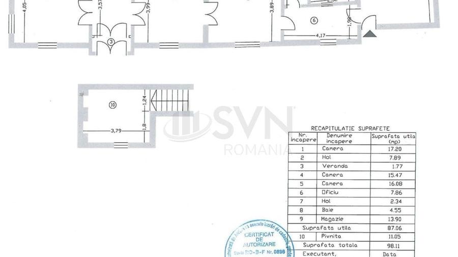 Casă cu 4 camere în Cișmigiu