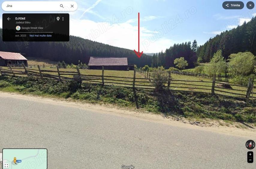 Teren de 2700 mp, în Poiana Sibiului