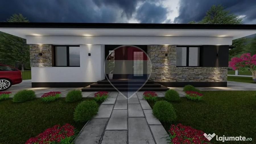 Casă cu 4 camere cu Teren 550 Mp în Mocira