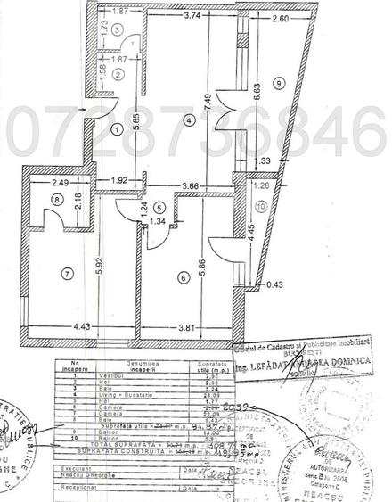 Apartament cu 3 camere în Cișmigiu
