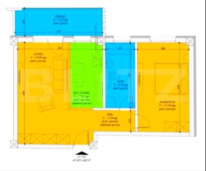 Apartament cu 2 camere decomandat în Mehala