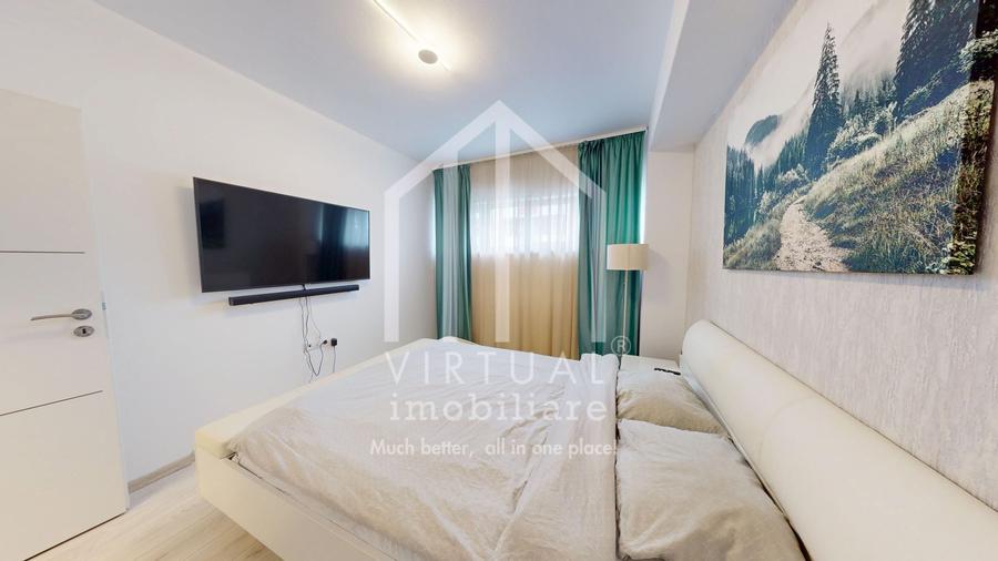 Apartament cu 3 camere decomandat, mobilat în Piața Cluj
