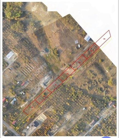 Teren agricol extravilan de 848 mp, în Cișmeaua Moldovencei