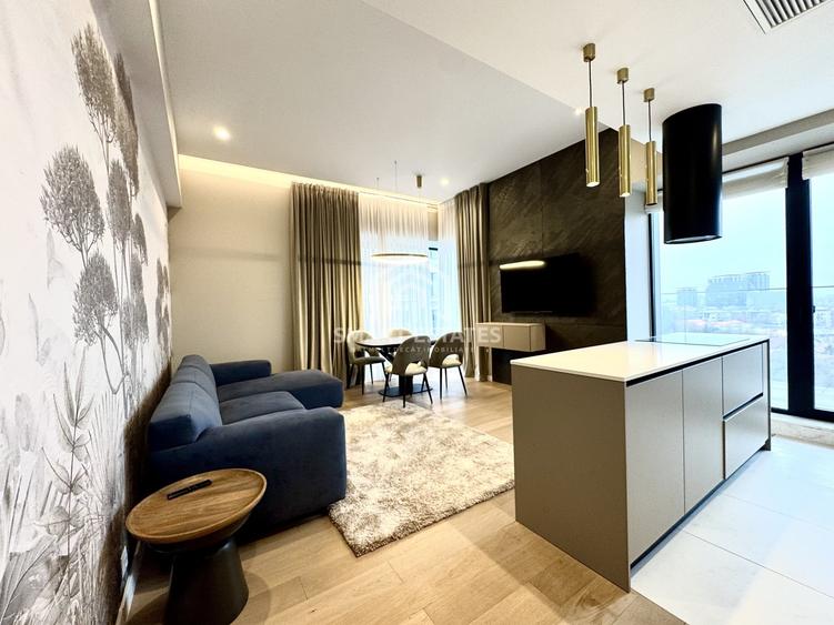 Apartament cu 3 camere, mobilat în Barbu Văcărescu