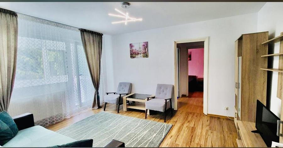Apartament cu 2 camere nedecomandat, mobilat în Vlahuță