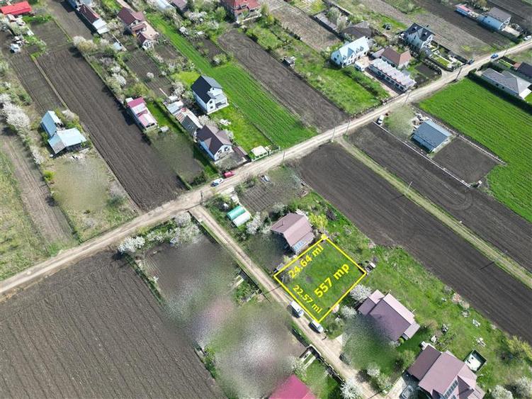 Teren Construcții intravilan de 557 mp, în Aeroport