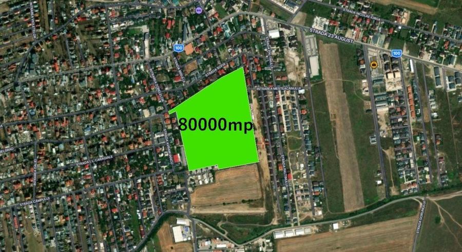 Teren Construcții intravilan de 80000 mp, în Central