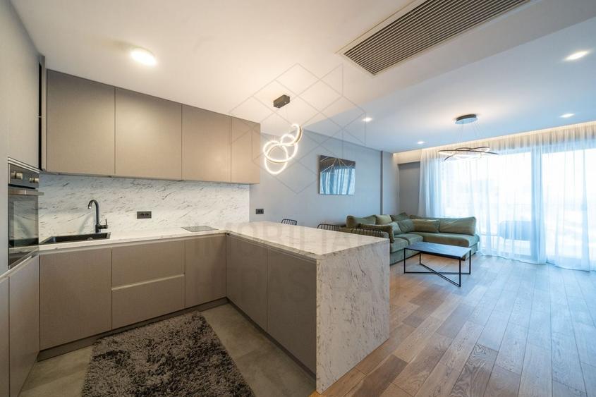 Apartament cu 2 camere semidecomandat, mobilat în Herăstrău — fotografia 3