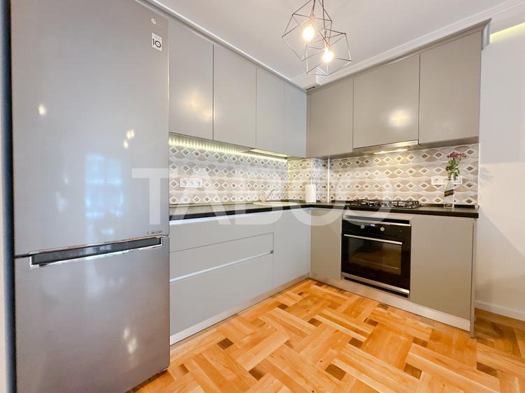 Apartament cu 2 camere semidecomandat, mobilat în Bună Ziua