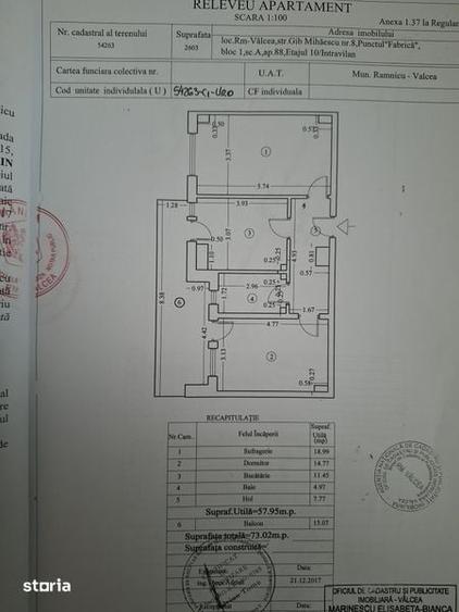 Apartament cu 2 camere în Central