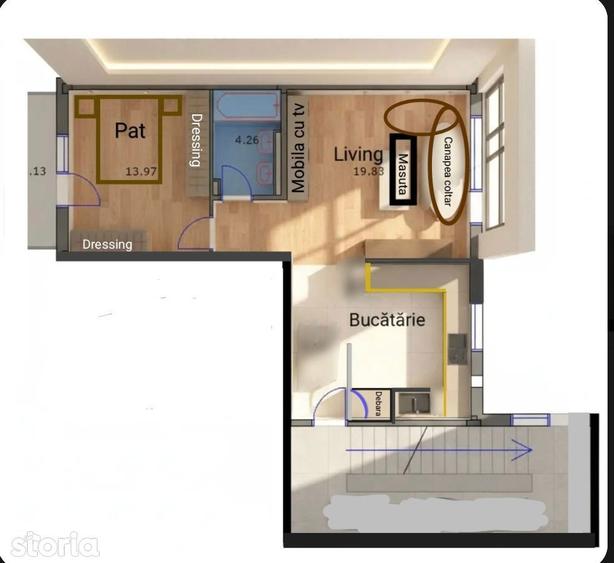 Inchiriere Apartament Faleza Nord termen lung - 5