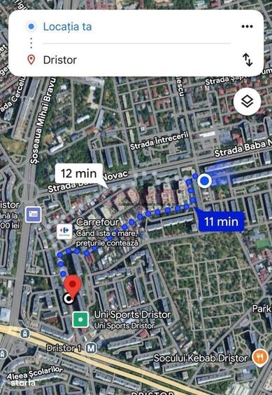 Apartament cu 2 camere decomandat în Baba Novac