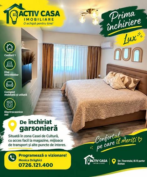 Garsonieră decomandată în Central