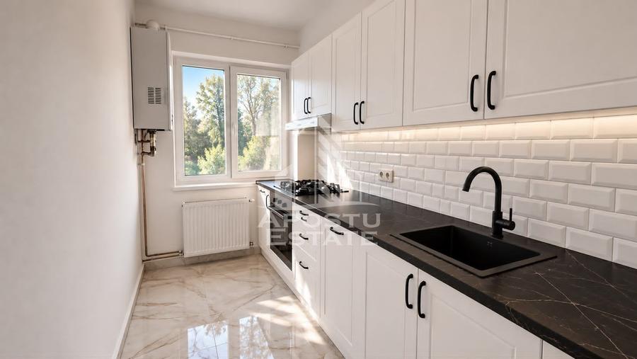 Apartament cu 2 camere nedecomandat, mobilat în Dacia