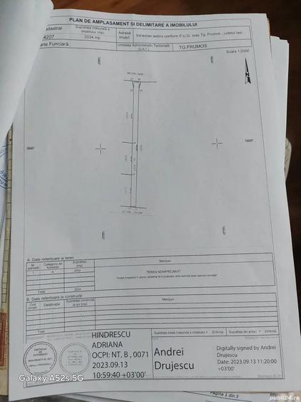 Teren de 8000 mp, în Central