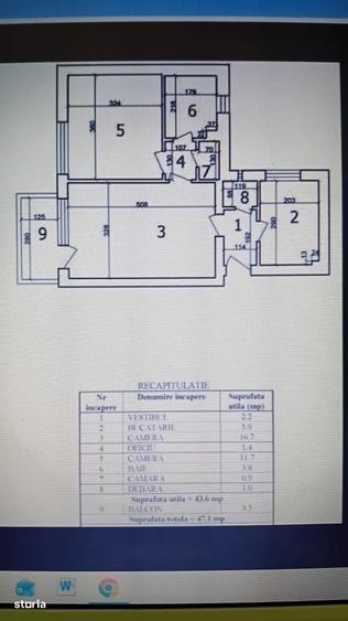 8 min metrou Piata Iancului 2camere Cf.1cubalcon etaj3/4 bloc reabilit - 1