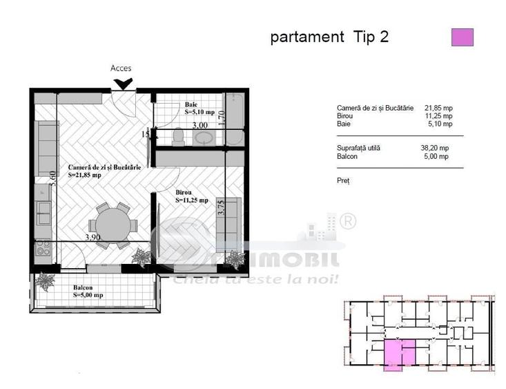 Apartament 2 camere 57mp - Bucium - 3