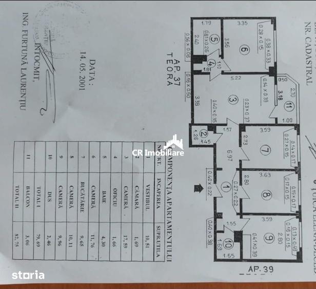 Apartament cu 4 camere decomandat în Eminescu