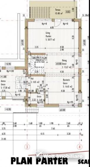 Casă individuală cu 4 camere cu Teren 550 Mp în Feleacu