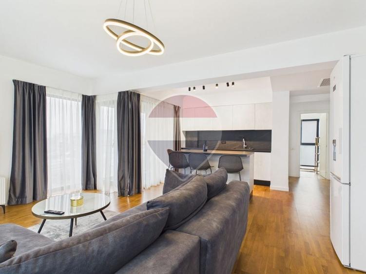 Apartament cu 2 camere decomandat, mobilat în Herăstrău