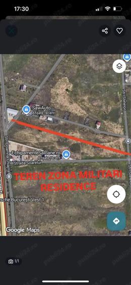 Teren de 2500 mp, în Chiajna