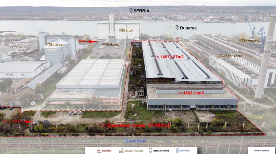 Spațiu industrial, de 21,000 mp, în Exterior Vest