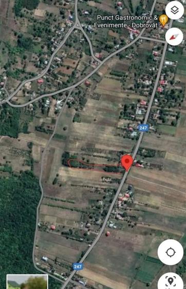 Teren Construcții extravilan de 5370 mp, în Dobrovăț