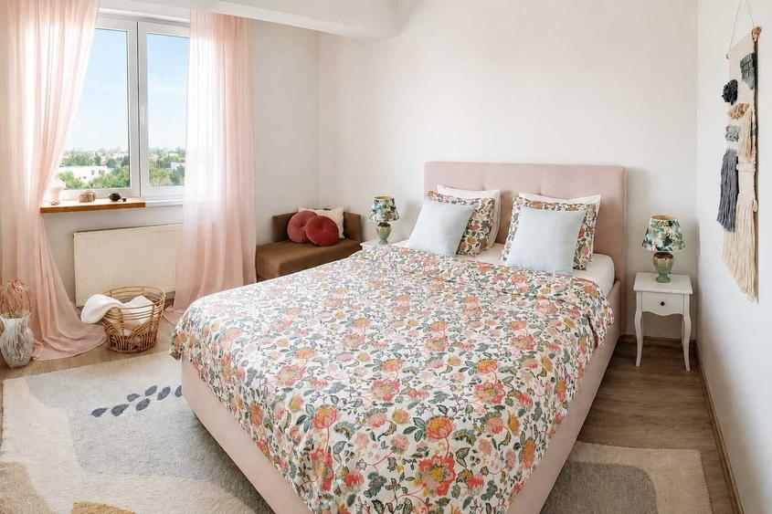 Apartament cu 2 camere decomandat în Tei