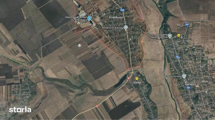 Teren de 4300 mp, în Smârdioasa