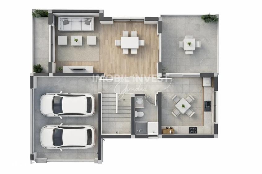 Casa Individuala Premium | 120 mp Utili | 450 mp Teren | 3 Dormitoare - 6