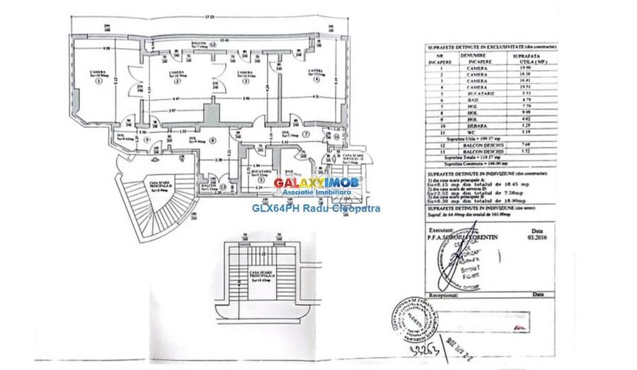 Apartament cu 4 camere decomandat în Ultracentral