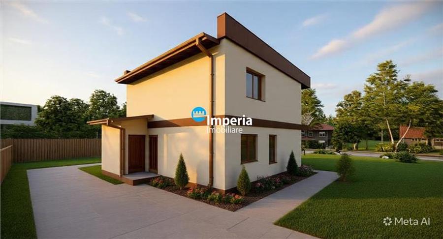 Casă cu 4 camere cu Teren 612 Mp în Tomești