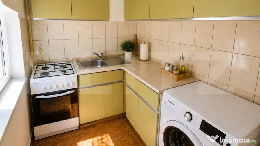Apartament cu 2 camere semidecomandat în Micro 14