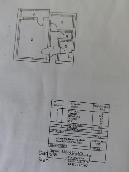 Garsonieră decomandată în Virtuții