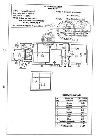 Casă cu 3 camere cu Teren 60 Mp în Central