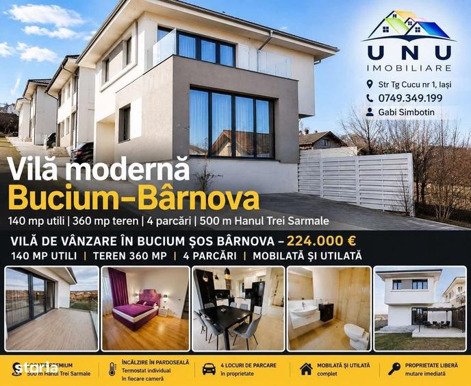 Vila moderna Bucium Sos. Barnova, Iasi, 140mp 360mp 4 locuri parcare - 13