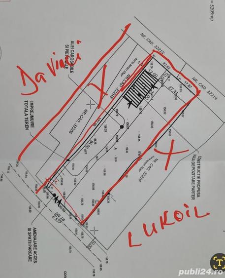 Teren de 5200 mp, în Bereasca
