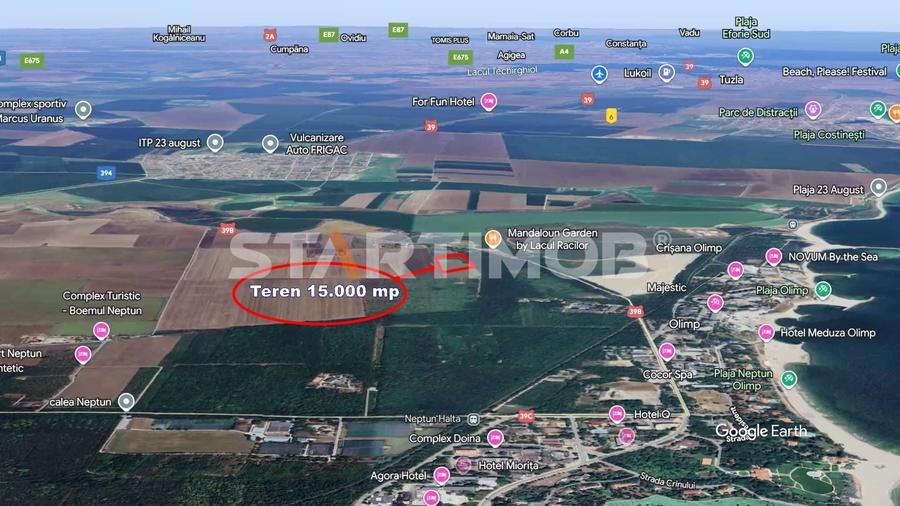 Teren Construcții intravilan de 15000 mp, în Vest