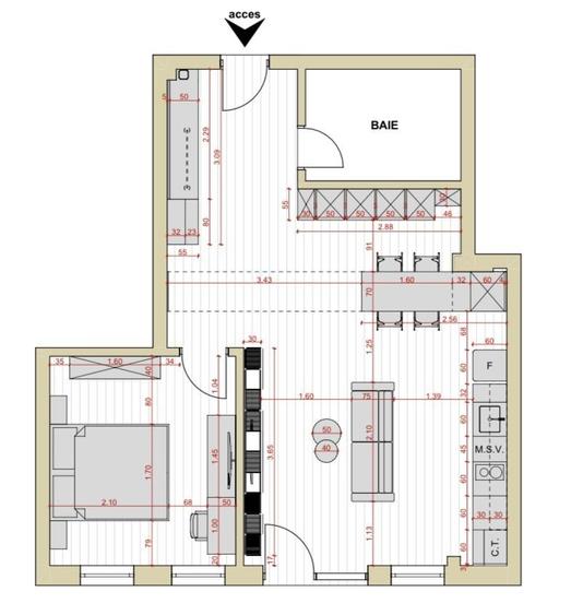 Apartament 2 camere zona Interservisan - 6