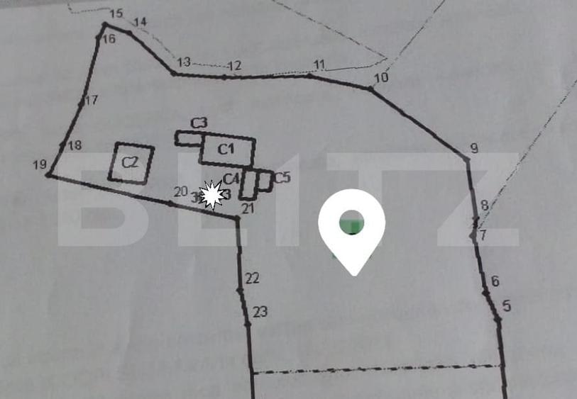 Teren intravilan, 3420 mp, pretabil investiție, zona Adâncata - 1