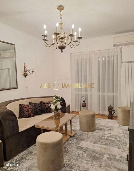 Apartament cu 2 camere, mobilat în Romană