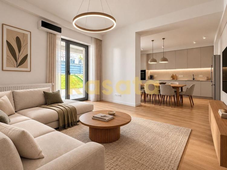 Apartament cu 3 camere decomandat în Tei