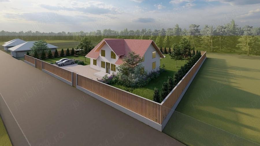 Casă cu Teren 2200 Mp în Balda