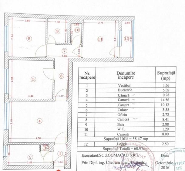 Apartament cu 4 camere semidecomandat în Drumul Taberei