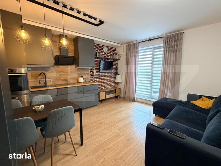 Apartament cu 2 camere, mobilat în Chinteni
