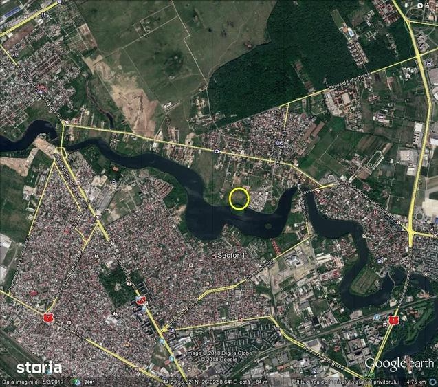 Teren de 3600 mp, în Sisești