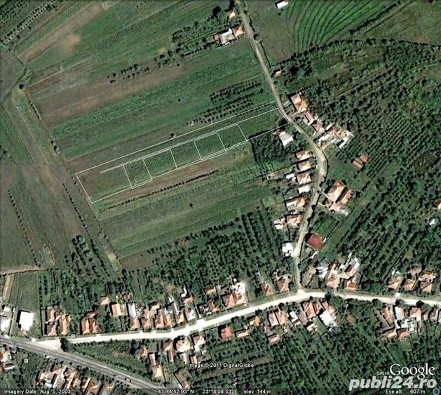 Teren de 1300 mp, în Seini