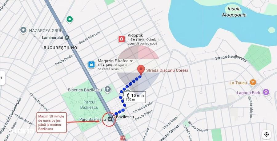 Teren intravilan de 571 mp in zona Bucurestii Noi, Metrou Bazilescu - 3