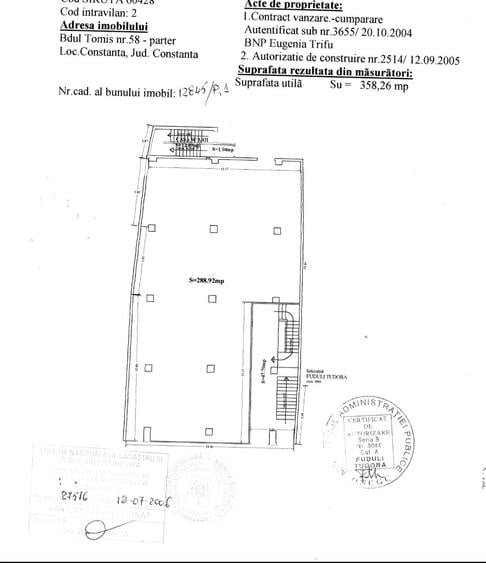 Spațiu comercial, de 522 mp, în Ultracentral